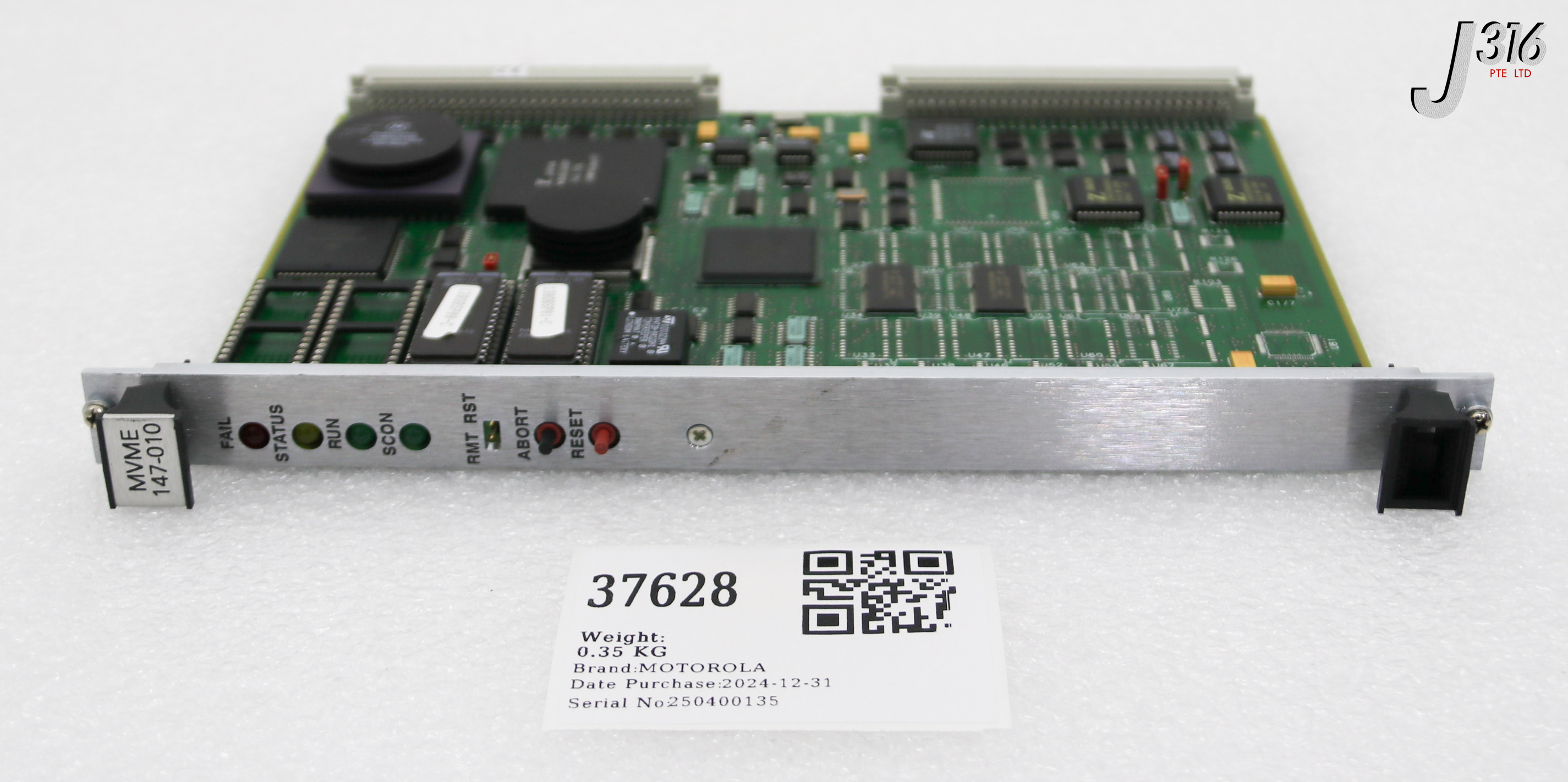 37628 MOTOROLA PCB, SCSI, E-NET, VME BOARD, 84-W8347F01B MVME147